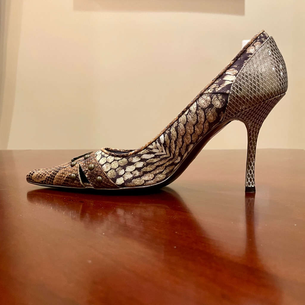 Just Cavalli Brand New Snake Pumps Size 40Us10